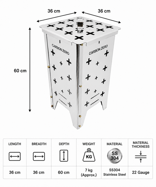 CarbonZero Home | Compact Waste Burner for Homes