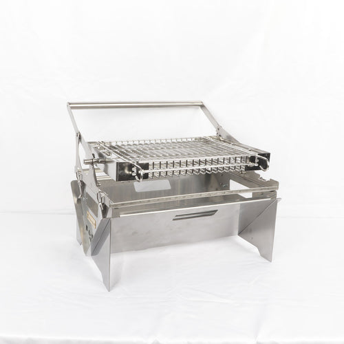 Foldable Flip Grill - Stainless Steel Portable BBQ