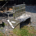 Foldable Flip Grill - Stainless Steel Portable BBQ