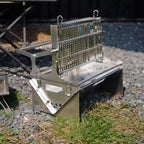 Foldable Flip Grill - Stainless Steel Portable BBQ